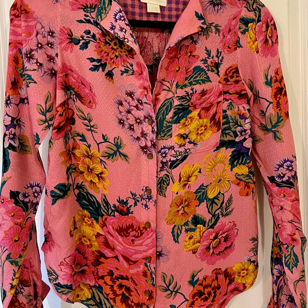 Floral Pink Women's Top